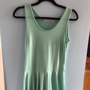 Aqua colored summer dress